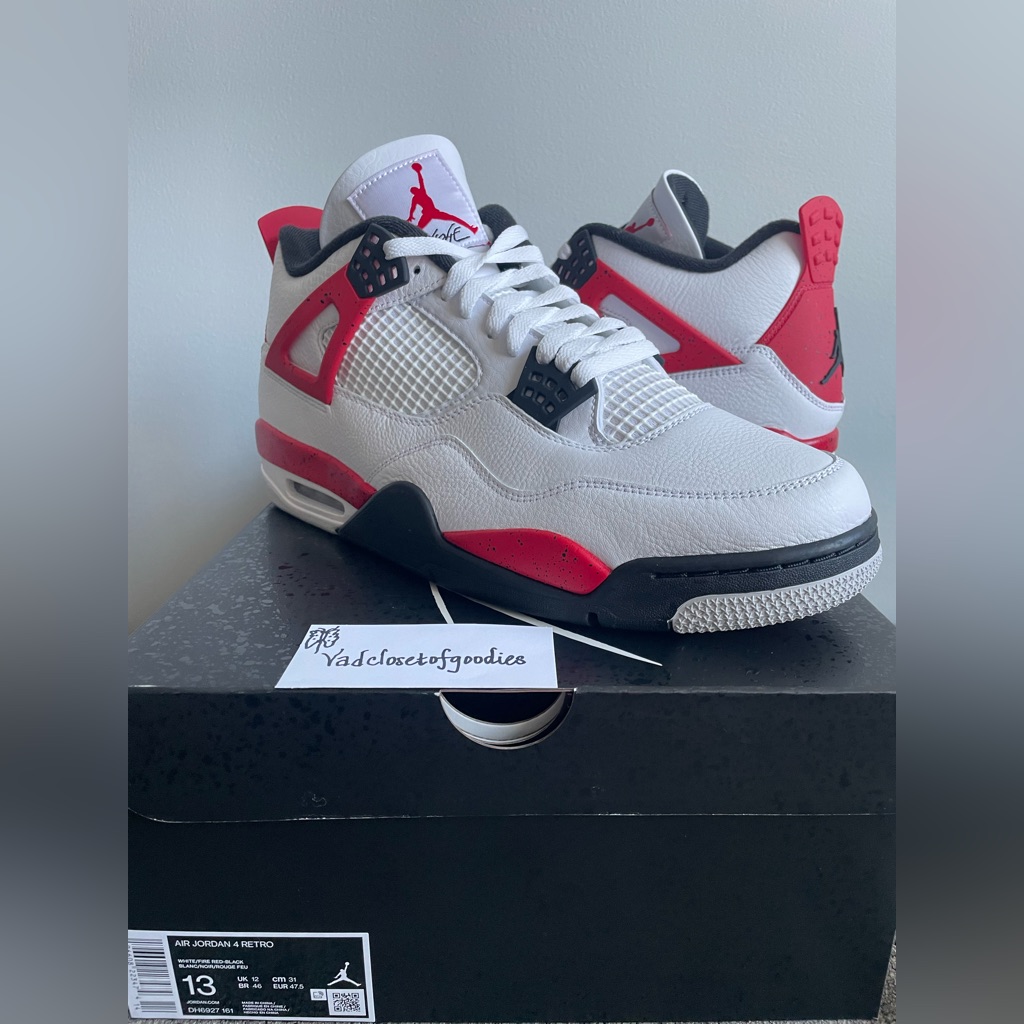 Jordan 4 Red Cement Jordan 4 Red Cement